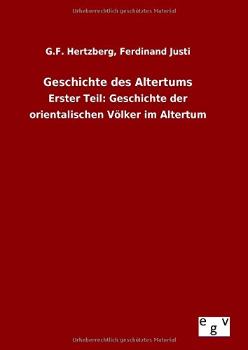 Geschichte Des Altertums (german Edition) [Hardcover]