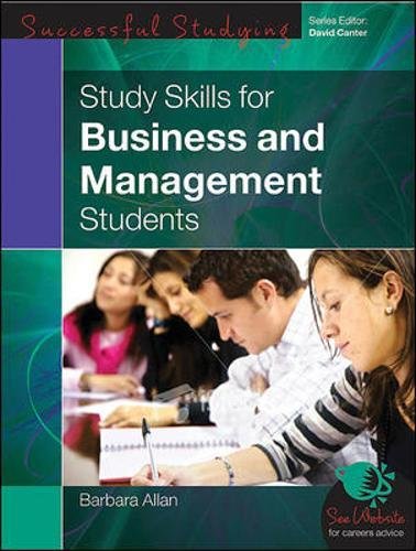 Study Skills for Business and Management Students [Paperback]