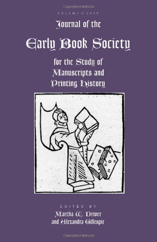 Journal of the Early Book Society, Volume Twelve [Paperback]