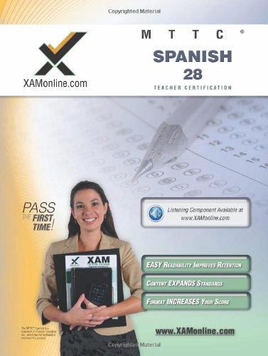 MTTC Spanish 28 Teacher Certification Test Prep Study Guide [Paperback]