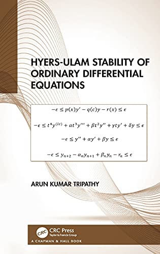 Hyers-Ulam Stability of Ordinary Differential Equations [Hardcover]