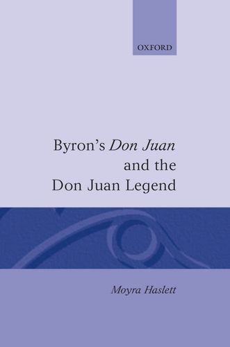 Byron's Don Juan and the Don Juan Legend [Hardcover]