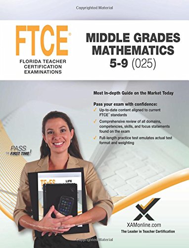2017 Ftce Middle Grades Math 5-9 (025) [Paperback]