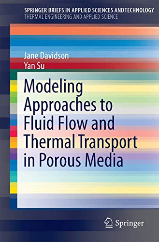 Modeling Approaches to Natural Convection in Porous Media [Paperback]