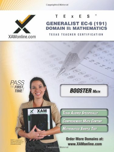 TExES Generalist EC-6 191 Mathematics BOOST Edition [Paperback]