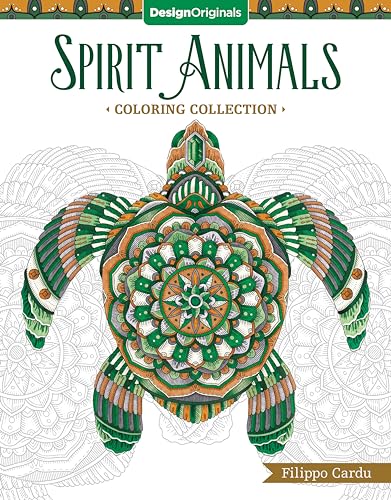 Spirit Animals (Filippo Cardu Coloring Collection) [Paperback]