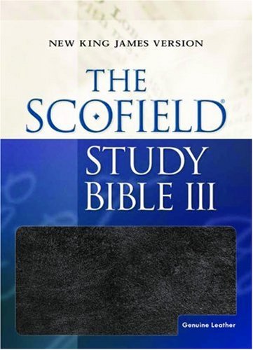 The Scofield}} Study Bible III, NKJV [Leather / fine bindi]