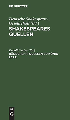 Quellen Zu Koenig Lear [Hardcover]