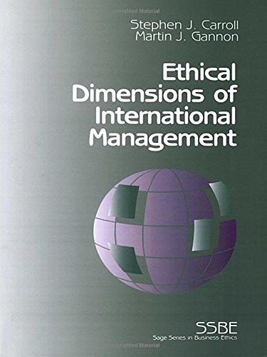Ethical Dimensions of International Management [Paperback]