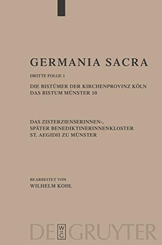Germania Sacra  Historisch-statistische Beschreibung der Kirche des Alten Reich [Hardcover]