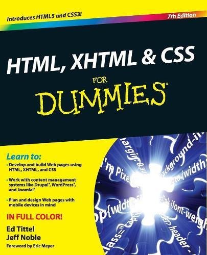 HTML, XHTML and CSS For Dummies [Paperback]
