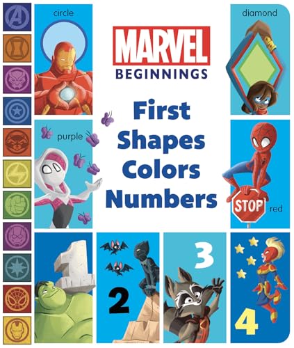 Marvel Beginnings First Shapes, Colors, Numbers [Board book]