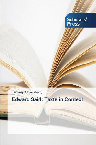 Edward Said Texts In Context [Paperback]