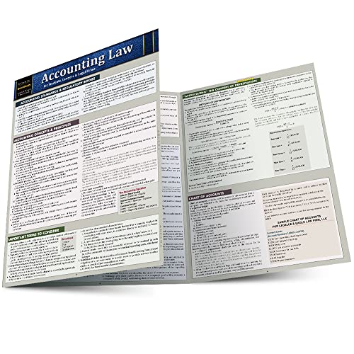 Accounting Law for Students, Lawyers &amp Legal Firms a QuickStudy laminated r [Fold-out book or cha]