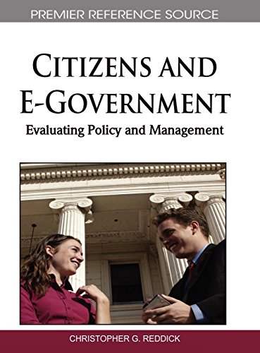 Citizens and E-Government Evaluating Policy and Management [Hardcover]
