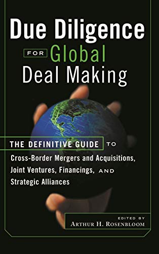 Due Diligence for Global Deal Making The Definitive Guide to Cross-Border Merge [Hardcover]
