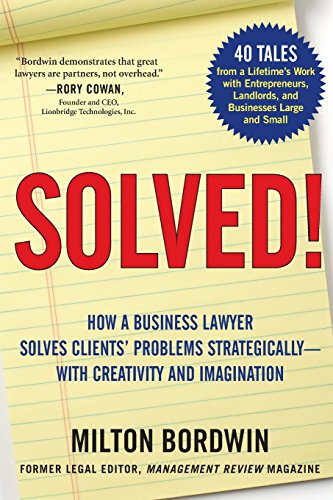Solved   How a Business Lawyer Solves Clients' Problems Strategically -- with  [Paperback]