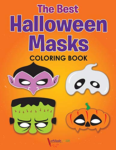 Best Halloween Masks Coloring Book [Paperback]
