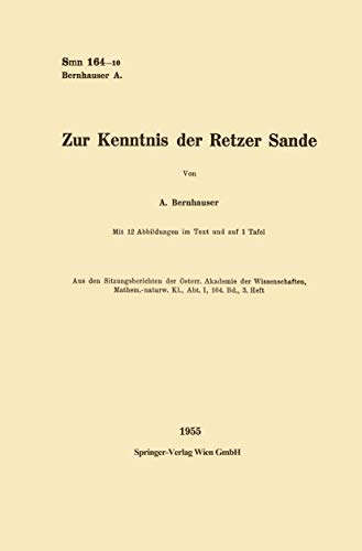 Zur Kenntnis der Retzer Sande [Paperback]