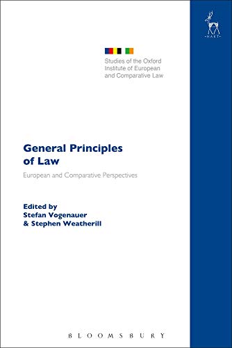 General Principles of Law European and Comparative Perspectives [Paperback]