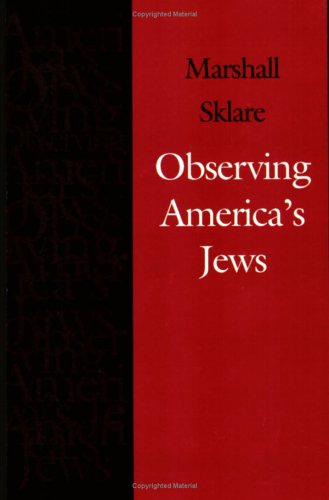 Observing America&8217s Jews [Paperback]