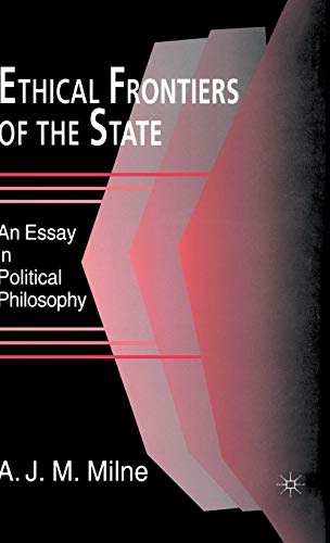 Ethical Frontiers of the State [Hardcover]