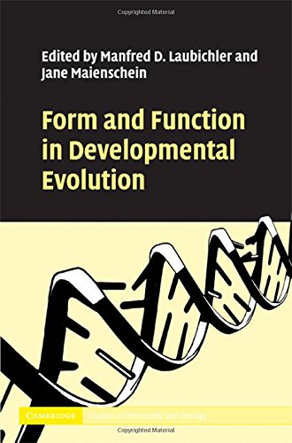 Form and Function in Developmental Evolution [Hardcover]