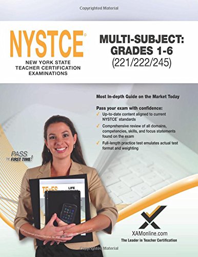 2017 Nystce Multi-Subject Teachers Of Childhood (grades 1-6) (221/222/245) [Paperback]
