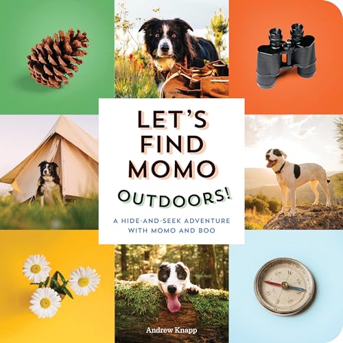 Let's Find Momo Outdoors A Hide-and-Seek Adventure with Momo and Boo [Board book]