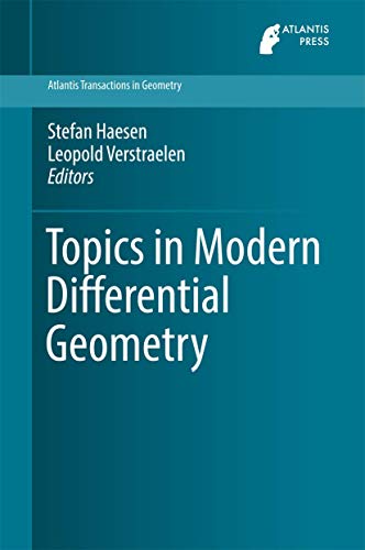 Topics in Modern Differential Geometry [Hardcover]
