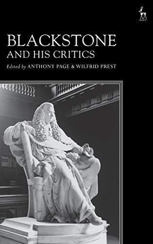 Blackstone and His Critics [Hardcover]