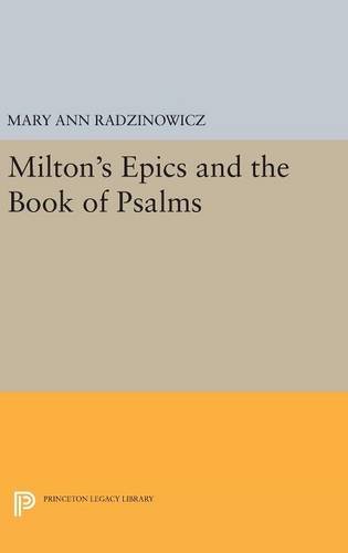 Milton's Epics and the Book of Psalms [Hardcover]