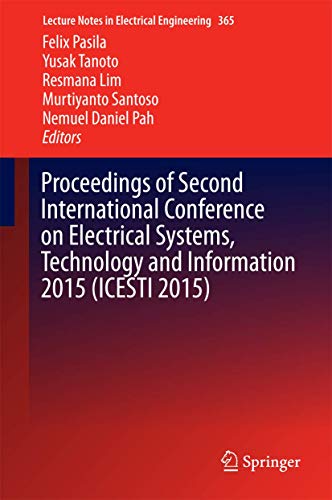 Proceedings of Second International Conference on Electrical Systems, Technology [Hardcover]