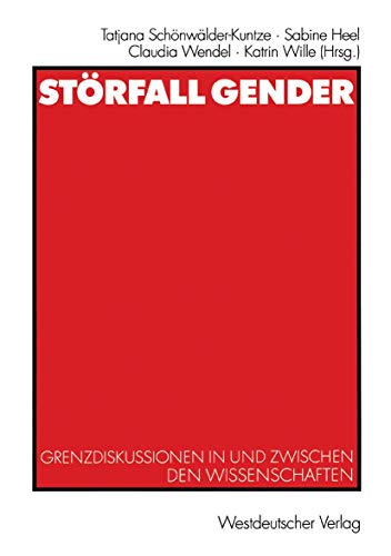 Strfall Gender Grenzdiskussionen in und zwischen den Wissenschaften [Paperback]