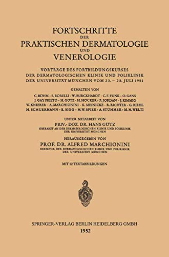 Fortschritte der Praktischen Dermatologie und Venerologie Vortrge des Fortbild [Paperback]