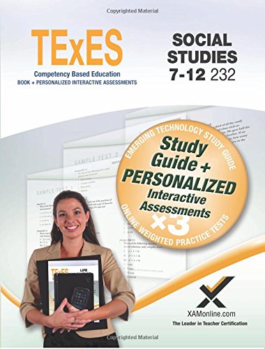 TExES Social Studies 7-12 232 Book + Online [Paperback]