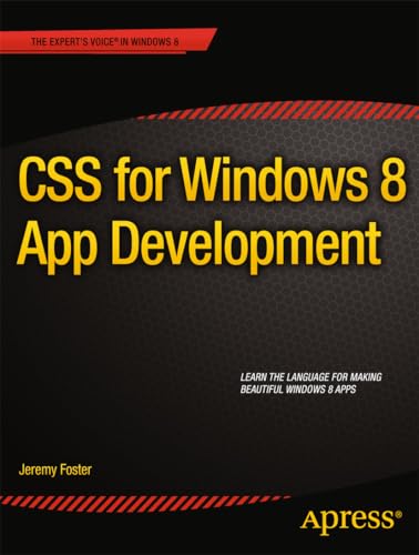 CSS for Windows 8 App Development [Paperback]