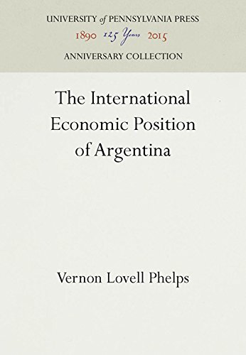 International Economic Position of Argentina [Hardcover]