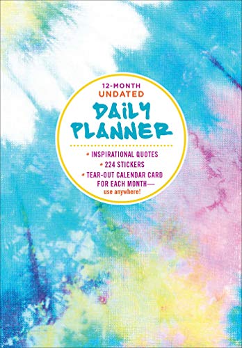 12-Month Undated Daily Planner [Spiral bound]