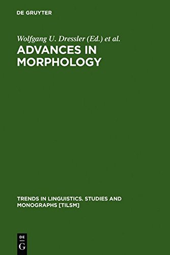 Advances in Morphology [Unknown]