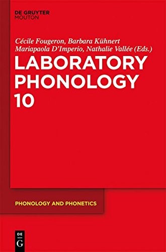 Laboratory Phonology 10 [Hardcover]