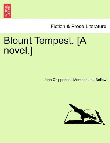 Blount Tempest. [A Novel. ] [Paperback]