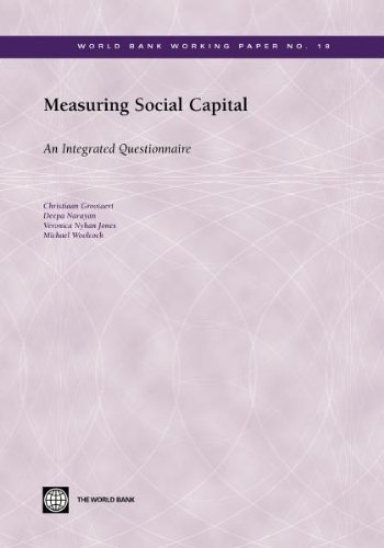 Measuring Social Capital An Integrated Questionnaire [Paperback]