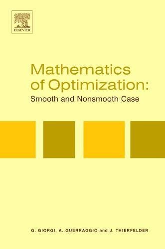 Mathematics of Optimization Smooth and Nonsmooth Case [Hardcover]