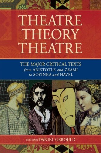 Theatre/theory/theatre [Hardcover]