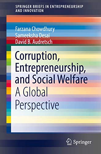 Corruption, Entrepreneurship, and Social Welfare A Global Perspective [Paperback]