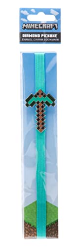 Minecraft Diamond Pickaxe Enamel Charm Bookmark [Bookmark]