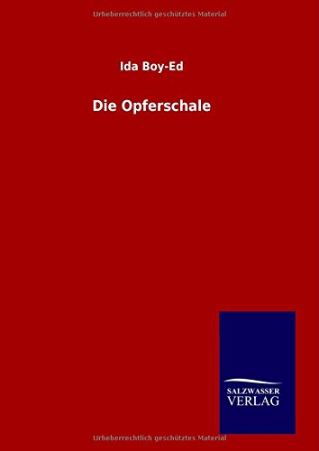 Die Opferschale (german Edition) [Hardcover]
