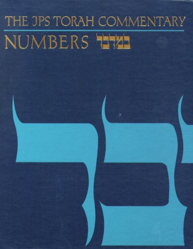 The JPS Torah Commentary Numbers [Hardcover]