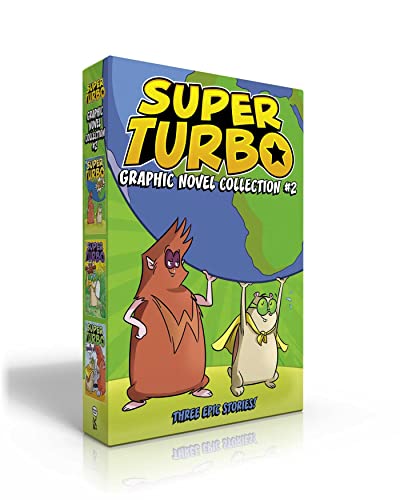 Super Turbo Graphic Novel Collection 2 (Boxed Set) Super Turbo Protects the Wo [Paperback]